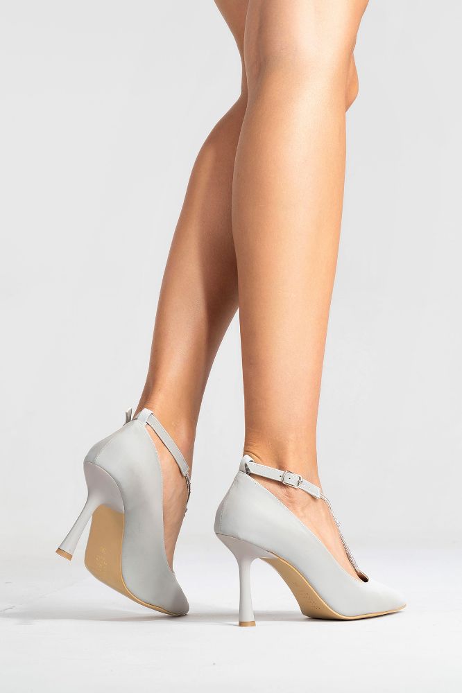 kadin-ince-topuk-tasli-stiletto-GUMUS IPEK-YKL2510752-0085230_0
